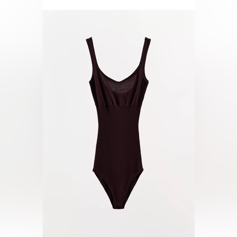 NWT Zara SILK COTTON BODYSUIT